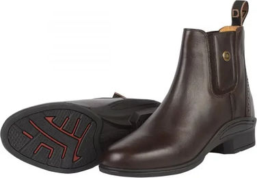 Weatherbeeta Jodhpur Reitstiefel für Kinder aus Leder Braun Größe 36 EU – Bild 1 von 3