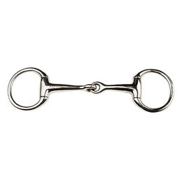 Produktbild von Weatherbeeta Korsteel 2-Ring Eggbutt Gebiss aus Edelstahl für Ponys in Grau