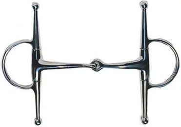 Produktbild von Weatherbeeta Korsteel Edelstahl Knebeltrense einfach gebrochen Silber 115mm