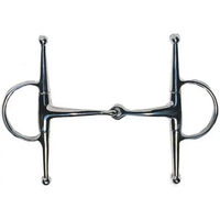 Produktbild von Weatherbeeta Korsteel Edelstahl Knebeltrense einfach gebrochen Silber 115mm