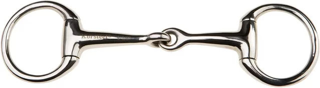Produktbild von Weatherbeeta Korsteel Eggbutt 2-Ring Gebiss für Ponys aus Edelstahl in Silber