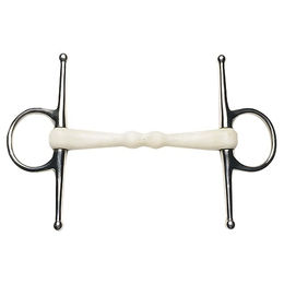 Produktbild von Weatherbeeta Korsteel Flexi Mullen Mouth Gebiss mit Vollbacke für Pferde Grau 5 1/2 inch