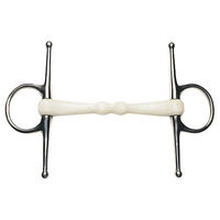 Produktbild von Weatherbeeta Korsteel Flexi Mullen Mouth Gebiss mit Vollbacke für Pferde Grau 5 inch