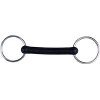 Produktbild von Weatherbeeta Korsteel Flexi Wassertrense mit Gummi-Lose-Ring Mullen Mouth in Schwarz