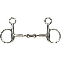 Produktbild von WeatherBeeta Korsteel French Link Half Cheek Gebiss aus Edelstahl 5 Zoll Grau