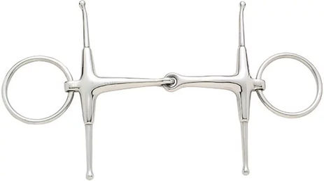 Weatherbeeta Korsteel Fulmer Schenkeltrense aus Edelstahl in Silber 127 cm – Bild 1 von 1