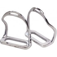 Produktbild von Weatherbeeta Korsteel Sicherheitssteigbügel aus Edelstahl Silber 12,5 cm für Pferde