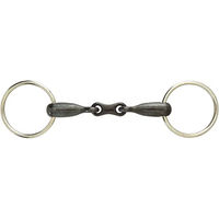 Produktbild von Weatherbeeta Korsteel Sweet Iron French Link Loose Ring Snaffle Gebiss 5 Inch Grau