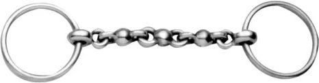 Weatherbeeta Korsteel Waterford Loose Ring Gebiss aus Edelstahl Silber 15,2 cm – Bild 1 von 1