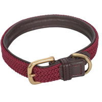 Produktbild von Weatherbeeta Leder Hundehalsband geflochten Braun XXL