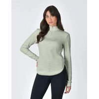 Produktbild von Weatherbeeta London Pullover Damen Baumwolle Grün Größe M