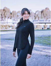 Produktbild von Weatherbeeta London Pullover Damen Schwarz Baumwolle Größe S