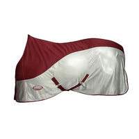 Produktbild von Weatherbeeta Micro-Air Standard Neck Cooler Pferdedecke Burgundy Grey 6ft9