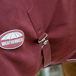 Produktbild von Weatherbeeta Pferde Weidedecke Fleece Cooler Dunkelblau Weiß 175cm