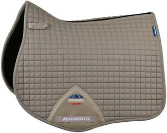 Weatherbeeta Prime Air-Tec All Purpose Springsattelunterlage aus Baumwolle in Beige oder Grau Größe S – Bild 1 von 5