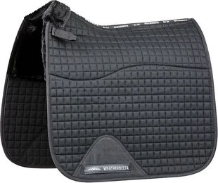 WeatherBeeta Prime Comfy Fleece Dressur-Schabracke für Ponys in Schwarz – Bild 1 von 3