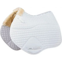 Produktbild von WeatherBeeta Prime Comfy Fleece-Satteldecke für Ponys in Weiß
