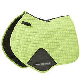 Produktbild von Weatherbeeta Prime Jump Sattelunterlage für Ponys in Lime Green aus Baumwolle
