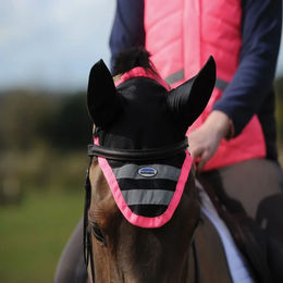 Weatherbeeta Reflektierende Ohrenschützer Fliegenhaube Pink Full Size – Bild 1 von 2