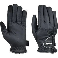 Produktbild von WeatherBeeta Reithandschuhe Heat-Tec aus Kunstleder wasserdicht und warm Schwarz XL Unisex