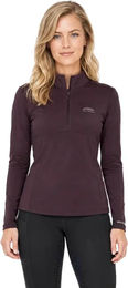 Weatherbeeta Reitshirt Damen Langarm Halb-Zip New Copper – Bild 1 von 1