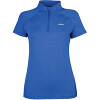 Produktbild von Weatherbeeta Reitshirt für Damen mit kurzen Ärmeln Blau 2XS