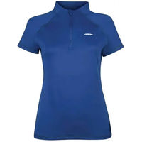 Produktbild von Weatherbeeta Reitshirt für Damen mit kurzen Ärmeln Blau Größe M