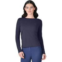 Produktbild von Weatherbeeta Reitshirt Relaxed Langarmshirt für Damen in Blau Größe L