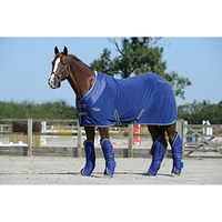 Produktbild von Weatherbeeta Reitstiefel Lange Reisestiefel mit breiter Lasche Dunkelblau Grau Weiß
