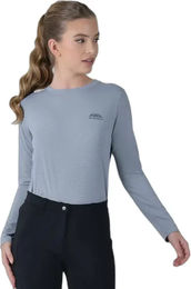Produktbild von Weatherbeeta Relaxed Reitshirt für Damen in Blau oder Grau Größe L