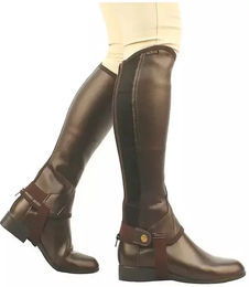 Weatherbeeta Saxon Equileather Minichaps für Damen aus Kunstleder – Bild 1 von 2