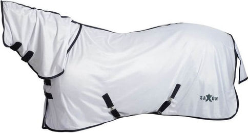 Weatherbeeta Saxon Mesh Combo Pferdedecke Weiß/Blau 7'0 – Bild 1 von 4