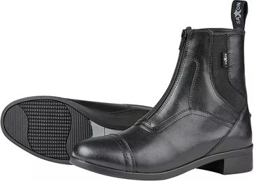 Weatherbeeta Saxon Syntovia Kinderreitstiefel aus Leder Schwarz Größe 32 EU – Bild 1 von 3
