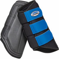 Produktbild von Weatherbeeta Single Lock Gamaschen aus Neopren für Warmblut in Schwarz Blau