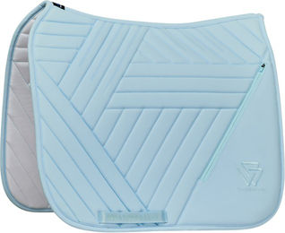 WeatherBeeta Softshell Pro Grip Dressage Saddle Pad Mist Blue Größe S/M – Bild 1 von 1