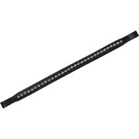 Produktbild von Weatherbeeta Stirnband Collegiate aus Leder in Schwarz Größe L