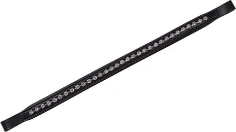 Produktbild von Weatherbeeta Stirnband Collegiate aus Leder in Schwarz Größe L