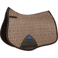 Produktbild von WeatherBeeta Suede Elite Air-Tec All Purpose Saddle Pad Schabracke Farbe Fawn Größe S/M