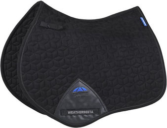 Weatherbeeta Suede Elite Air-Tec Jump Shaped Sattelunterlage aus Kunstleder Größe L – Bild 1 von 9