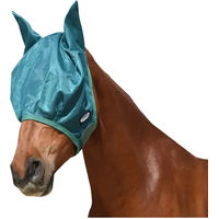 Produktbild von Weatherbeeta Tec Airflow Mesh Fliegenmaske für Ponys in Blau und Grün