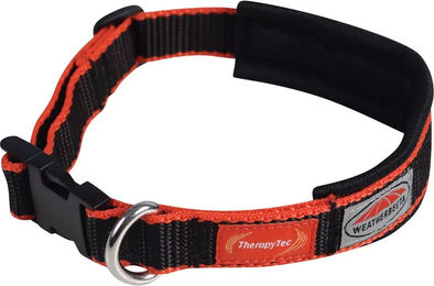 WeatherBeeta Therapy-Tec Hundehalsband aus Nylon Schwarz-Rot Größe S – Bild 1 von 3