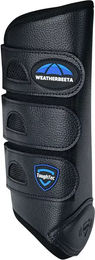 Weatherbeeta Tough-Tec Eventing Hinterstiefel für Pferde Schwarz Größe M – Bild 1 von 7