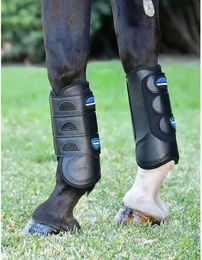 Weatherbeeta Tough-Tec Eventing Vorderbeingamaschen aus Neopren Schwarz Größe M – Bild 1 von 8