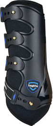 Weatherbeeta Tough-Tec Hard Shell Dressage Boots Gamaschen für Pferde aus Neopren Schwarz Größe M – Bild 1 von 7