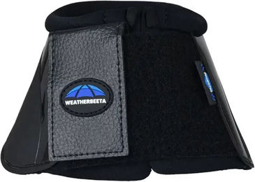 Weatherbeeta Tough-Tec Impact Hufglocken Gamaschen aus Gummi Schwarz Größe M – Bild 1 von 4