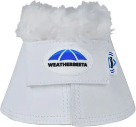 Weatherbeeta Tough-Tec Pferde-Glocken mit Fleece-Futter aus Neopren in Weiß – Bild 1 von 3
