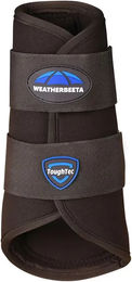 Weatherbeeta Tough-Tec Prime Brushing Boots Gamaschen für Pferde aus Neopren Braun Größe L – Bild 1 von 12