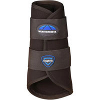 Produktbild von Weatherbeeta Tough-Tec Prime Brushing Boots Gamaschen für Pferde aus Neopren Braun Größe L