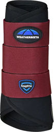 Weatherbeeta Tough-Tec Prime Brushing Boots Gamaschen für Pferde aus Neopren Schwarz Braun Größe M – Bild 1 von 12