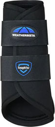 Weatherbeeta Tough-Tec Prime Brushing Boots Gamaschen für Pferde aus Neopren Schwarz Größe L – Bild 1 von 10